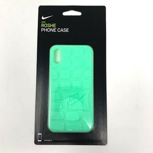 Nike Roshe Shoe Bottom Style iPhone X Case - Teal